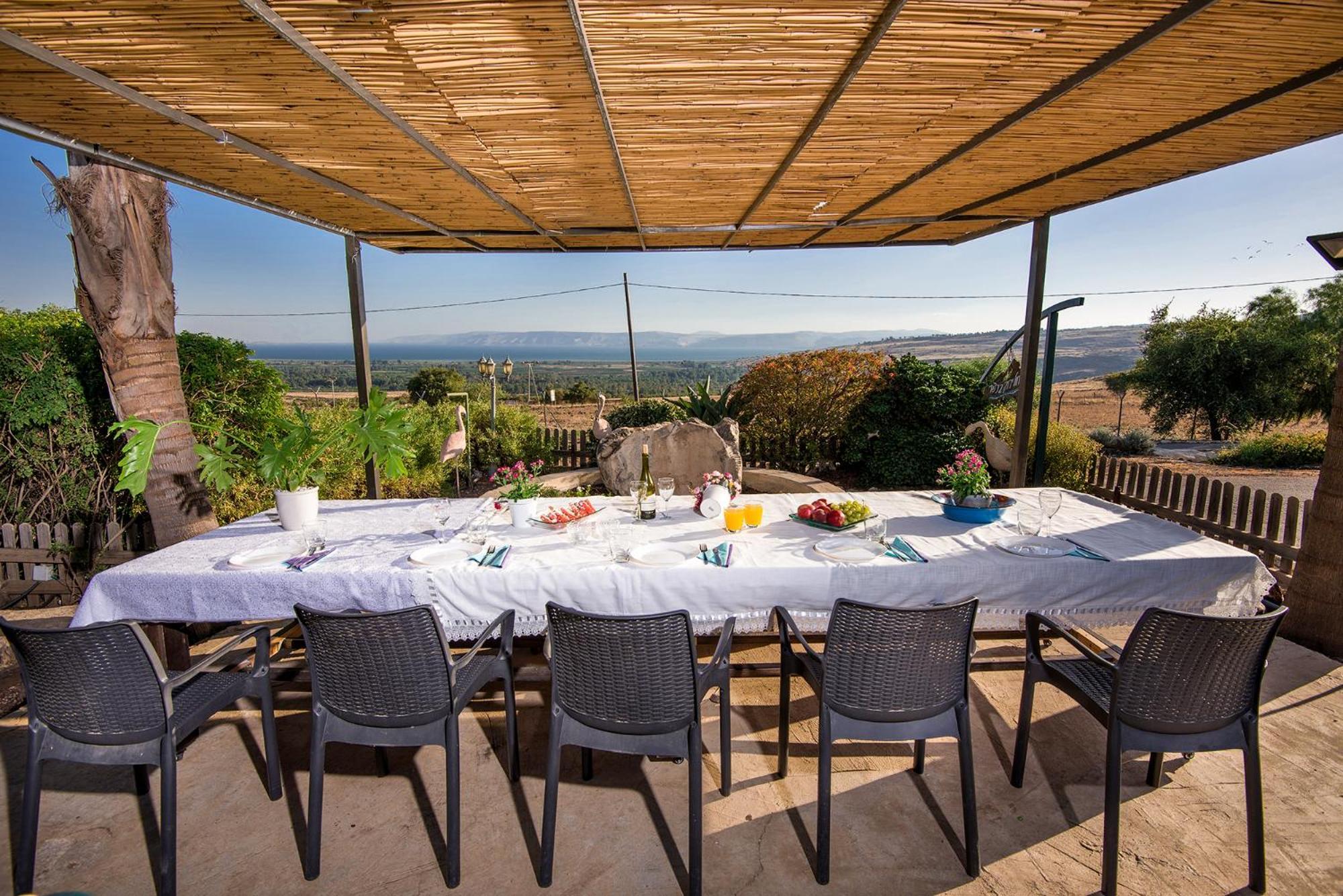כחול ירוק בכפר Villa Had Nes Bagian luar foto